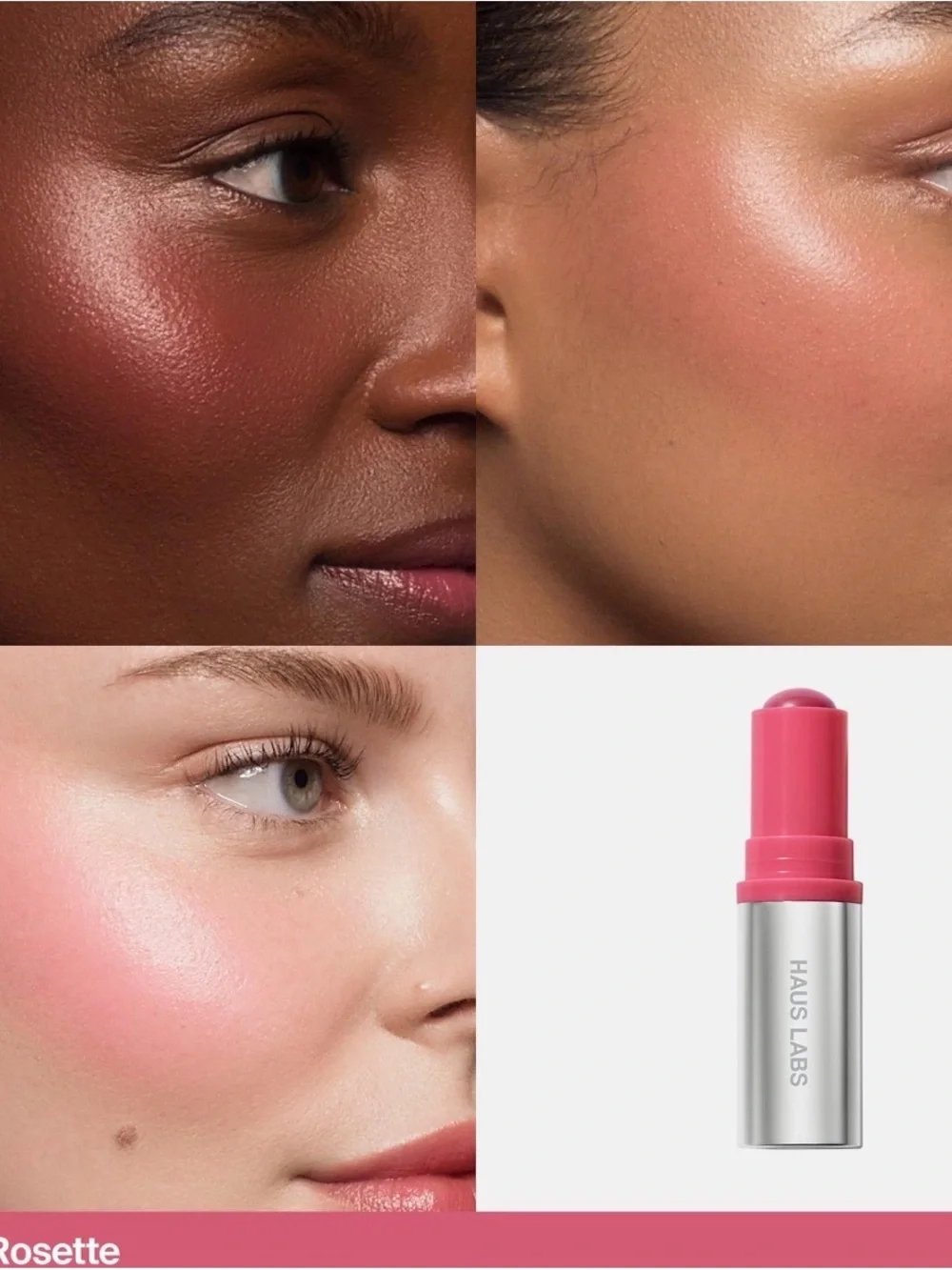 Haus Labs By Lady Gaga Color Fuse Glassy Blush Balm - glassy rosette